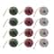 Haute Decor 12ct. 2" Jingle Bell Ball Ornaments